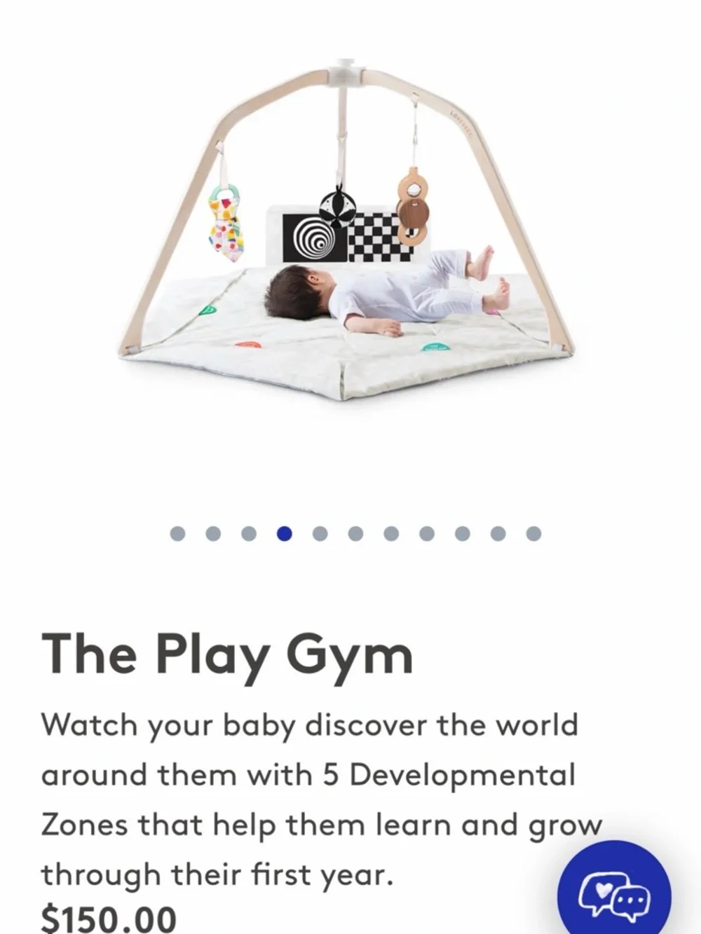The Play Gym Multi-Activity Baby Play Mat - White with Multicolor Accents - Picture 10 of 10